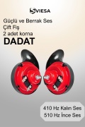 Dadat Korna Çift Fişli 12 Volt  Uyumlu  Ikili Takım  Korna
