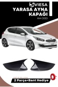 Kia Ceed 2012-2017 Uyumlu Batman Yarasa Ayna Kapağı Piano Black
