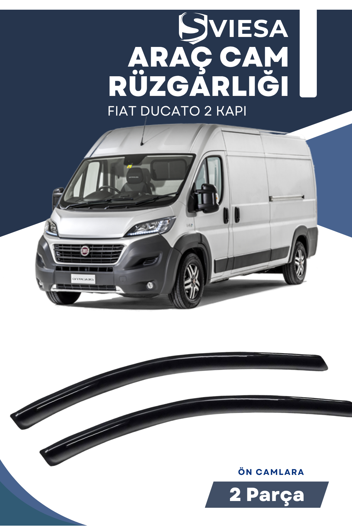 FIAT DUCATO 2 KAPI  uyumlu oto camlara özel ölçü cam rüzgarlığı rüzgarlık
