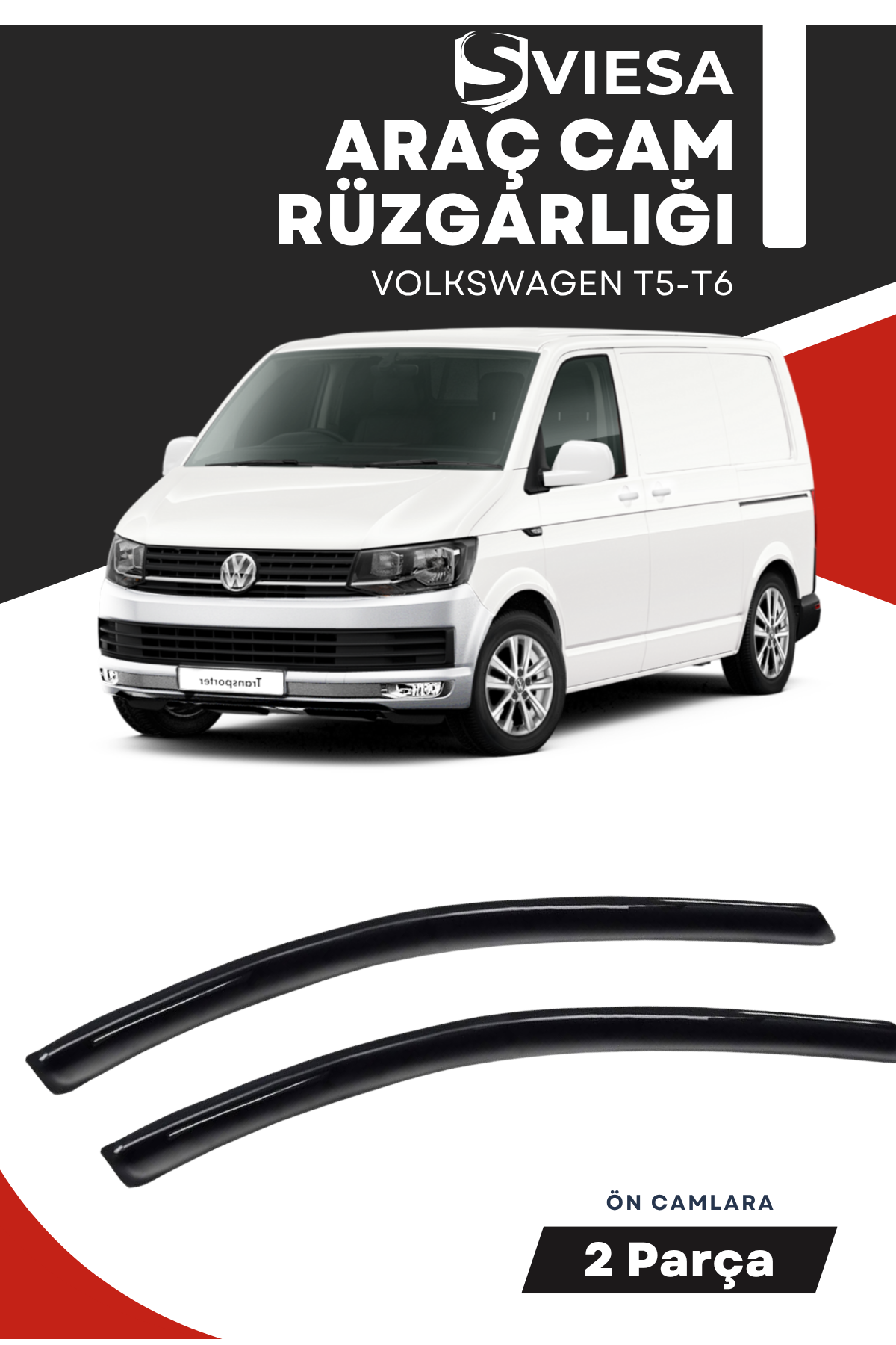 VOLKSWAGEN T5-T6  uyumlu oto camlara özel ölçü cam rüzgarlığı rüzgarlık