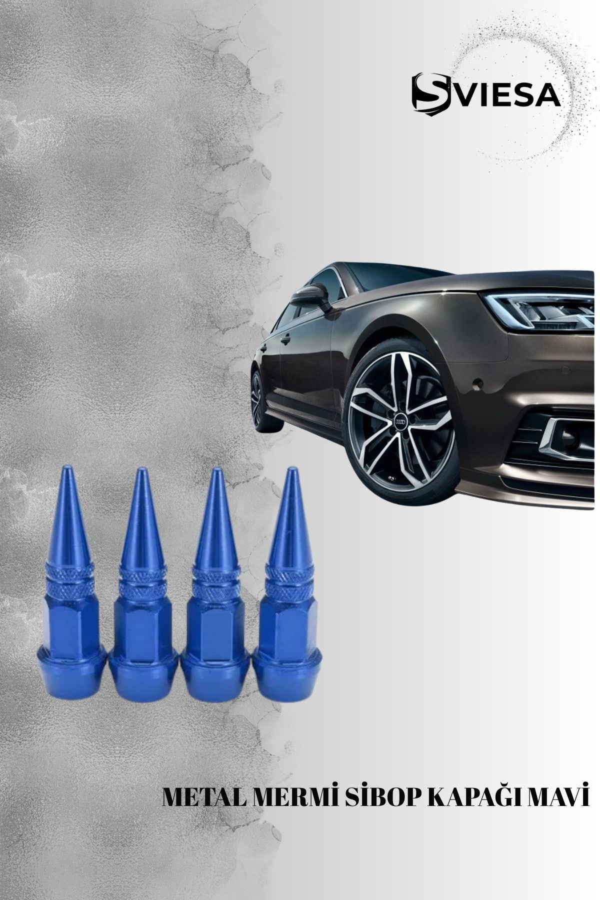 Metal Sivri Sibop Kapağı 4lü