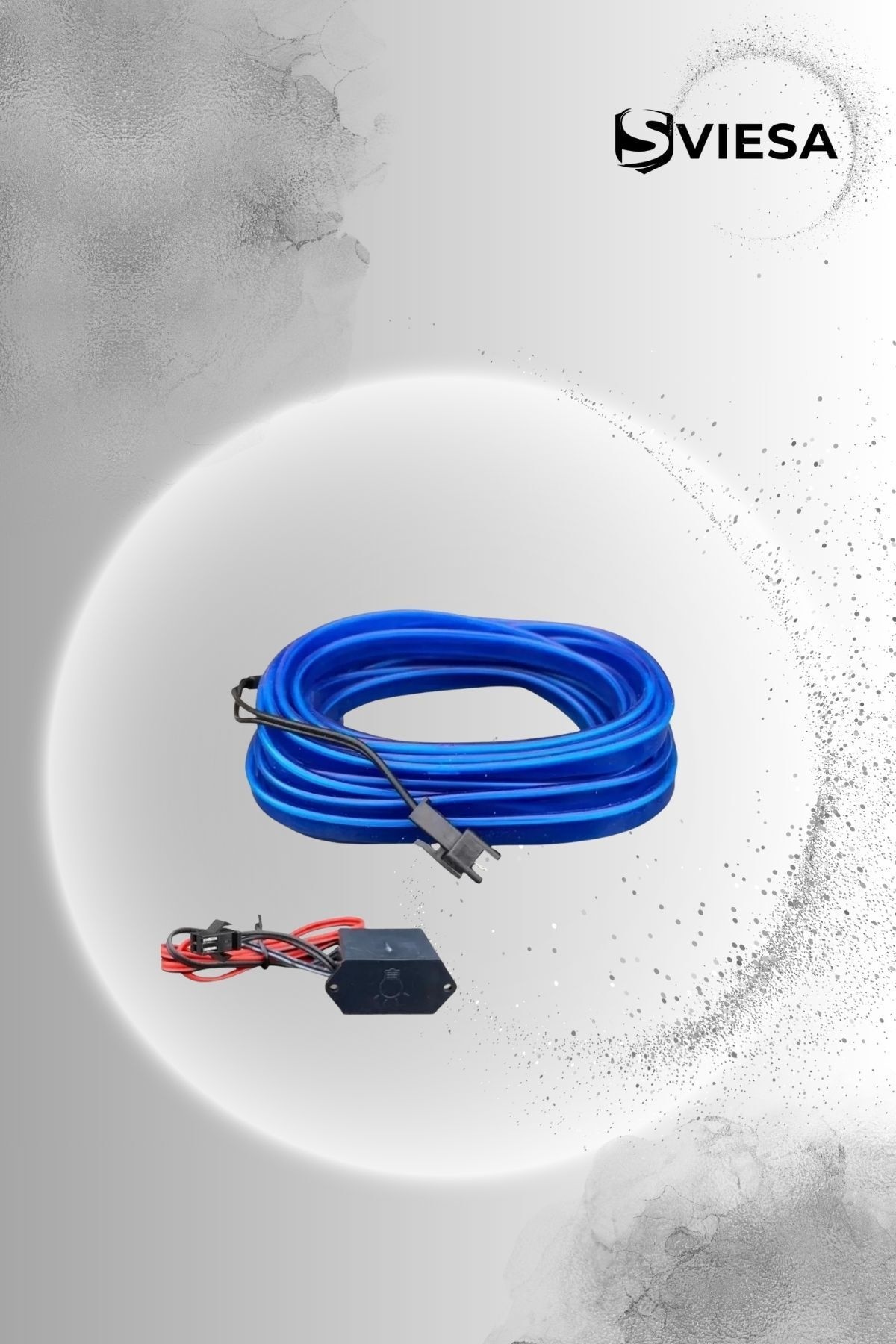 Araç Içi Torpido Ledi Şerit Led Ip Led Neon Mavi 2 Metre