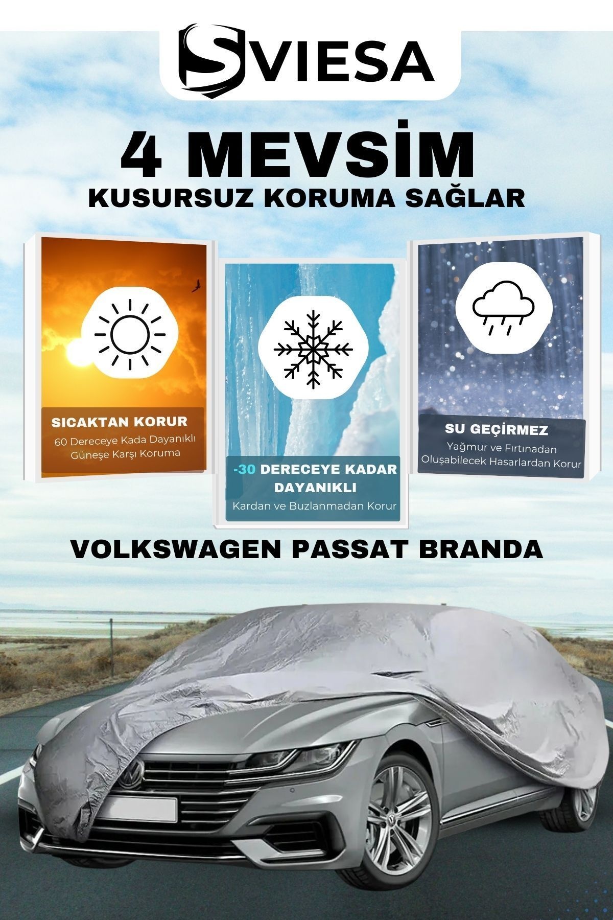 Volkswagen Passat Uyumlu Branda Lüx Kalite Oto Brandası,araba Çadırı