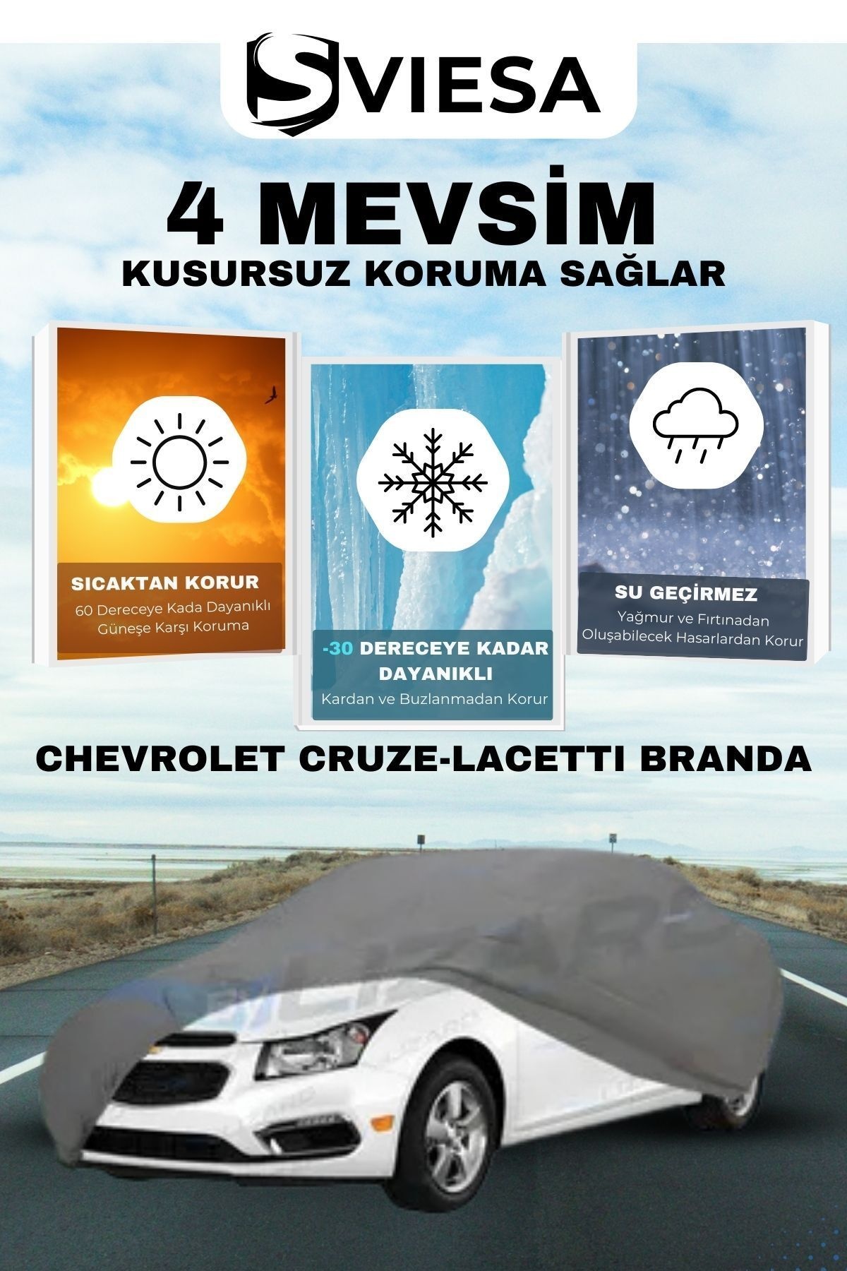 Chevrolet Cruze-Lacetti Uyumlu Branda Lüx Kalite Oto Brandası,araba Çadırı