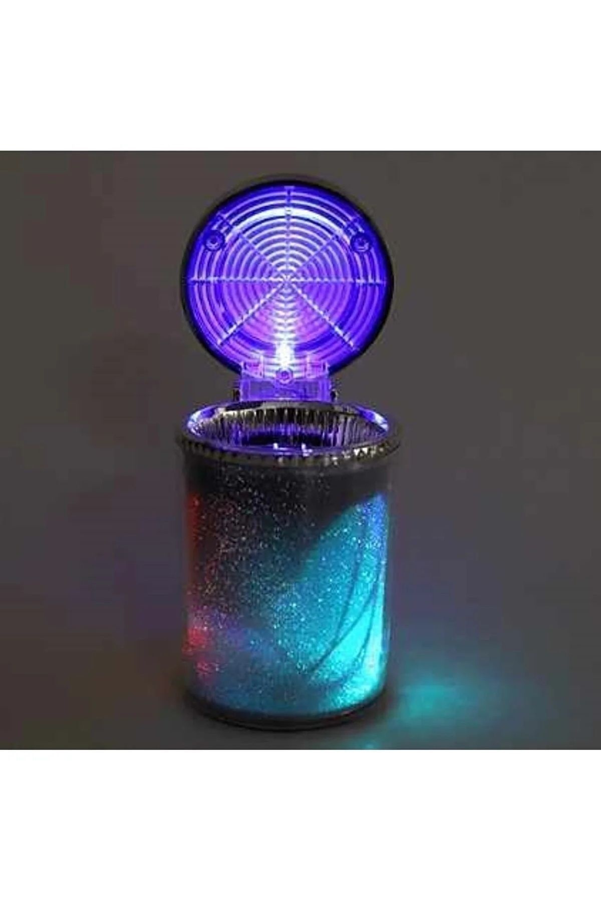 OTO KÜLLÜK RENKLİ IŞILTILI RGB ARAÇ İÇİ LED KÜLLÜK 7 IŞIKLI BLACKPİNK HAYRANI BADGİRL KÜLLÜĞÜ