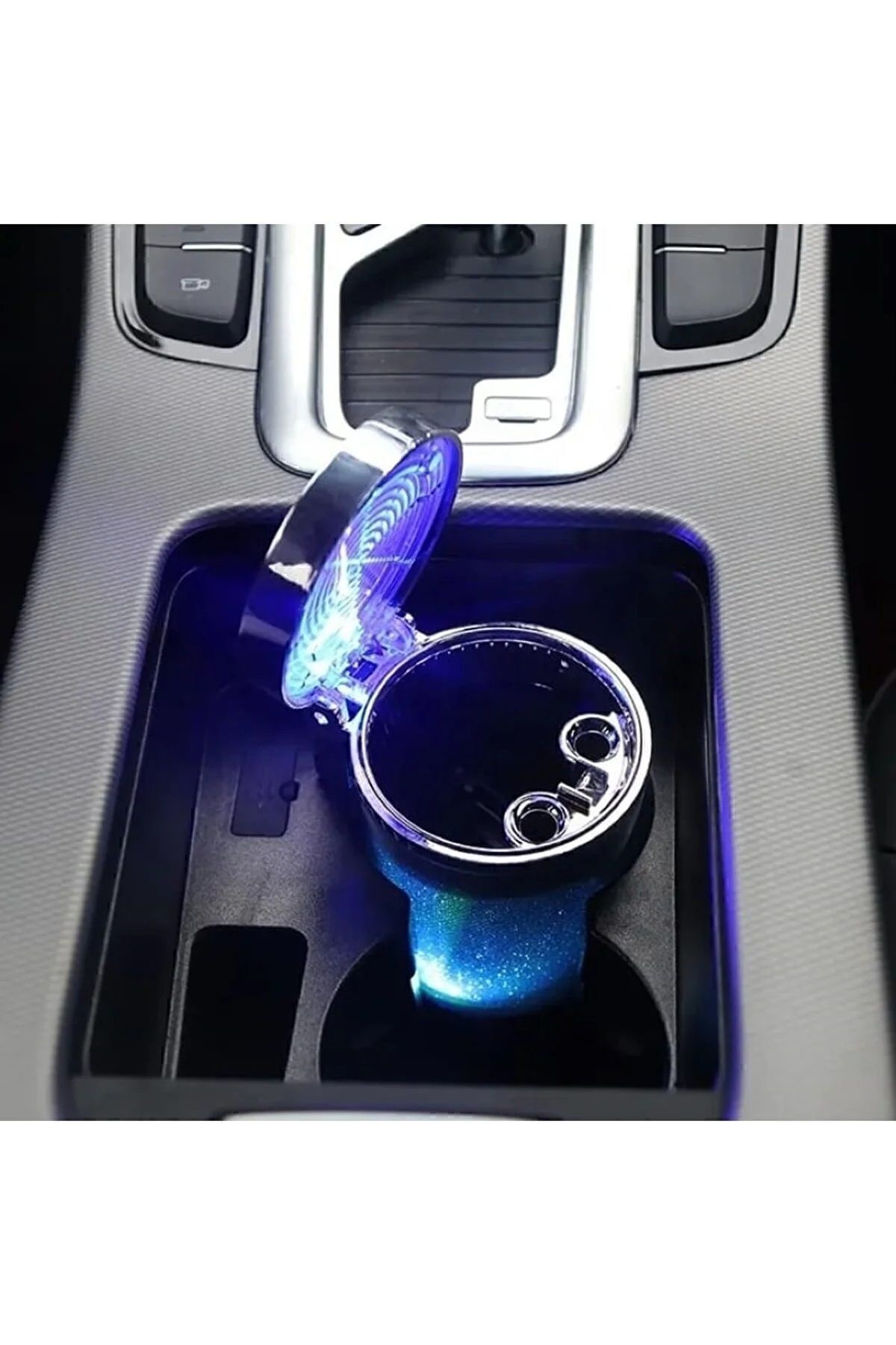 OTO KÜLLÜK RENKLİ IŞILTILI RGB ARAÇ İÇİ LED KÜLLÜK 7 IŞIKLI BLACKPİNK HAYRANI BADGİRL KÜLLÜĞÜ