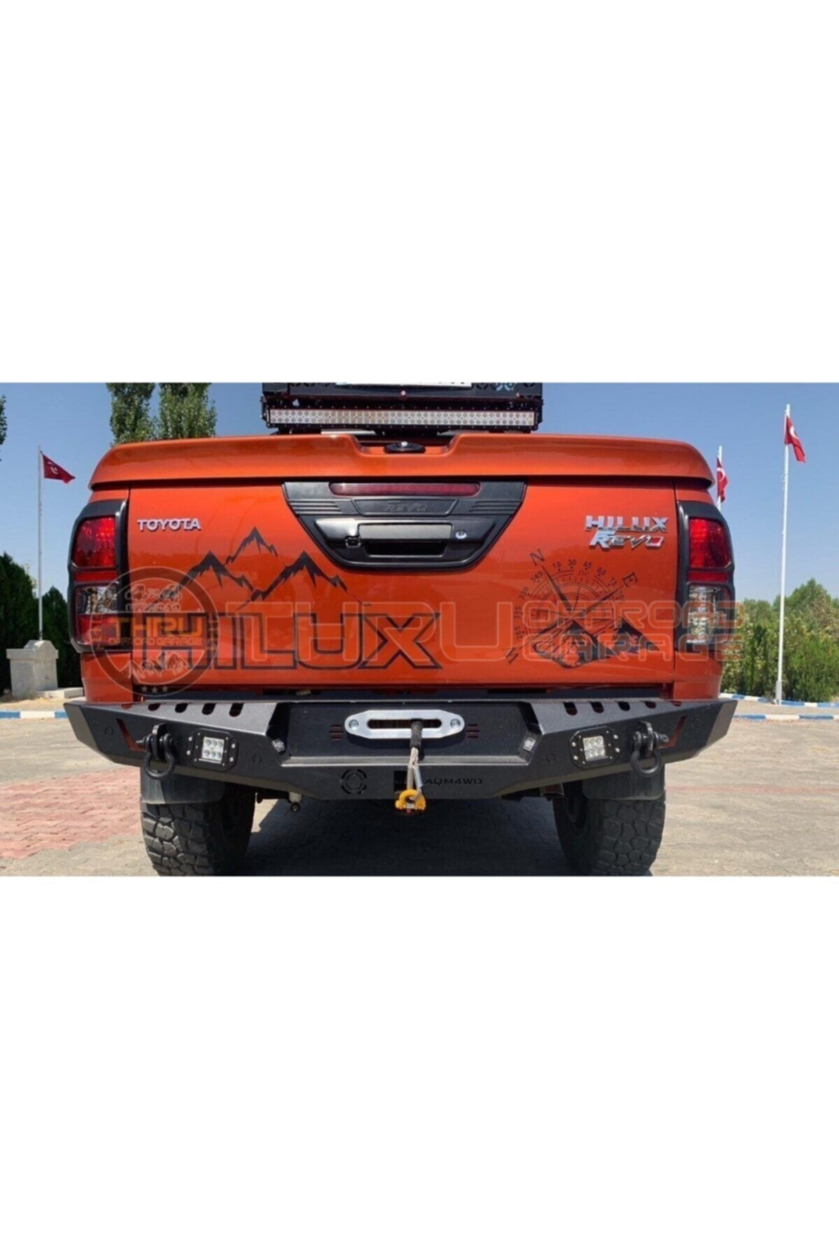 Offroad Sis Farı Beyaz Gömme Tip 18w 6 Ledli Lamba Tampon