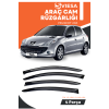 PEUGEOT 206  uyumlu oto camlara özel ölçü cam rüzgarlığı rüzgarlık