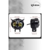 2.5 Inç Motosiklet Far Led Spot Beyaz Sarı Sürüş Lambası Iki Renk Baykuş Farlar 12v-20v 2 Adet