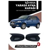 Fiat Albea - Punto 2002-2009 Uyumlu Batman Yarasa Ayna Kapağı Piano Black