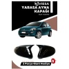 Fiat Punto 2012-2018 Uyumlu Batman Yarasa Ayna Kapağı Piano Black
