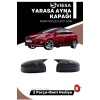 Ford Focus 3 2011+ Uyumlu Batman Yarasa Ayna Kapağı Piano Black