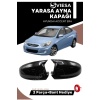 Hyundai Accent Era 2006+ Uyumlu Batman Yarasa Ayna Kapağı Piano Black