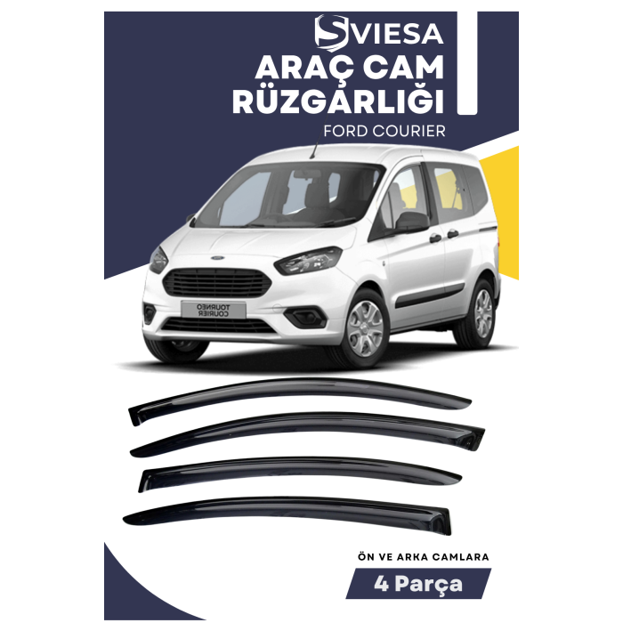FORD COURIER  uyumlu oto camlara özel ölçü cam rüzgarlığı rüzgarlık