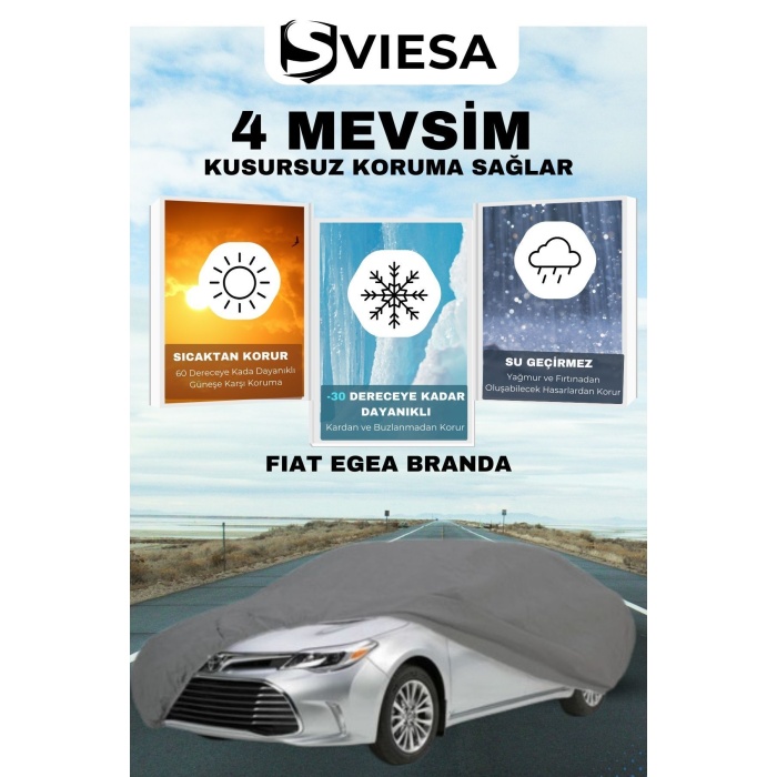 Fiat Egea Branda Lüx Kalite Oto Brandası,araba Çadırı