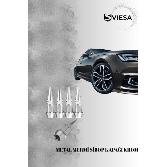 Metal Sivri Sibop Kapağı 4lü