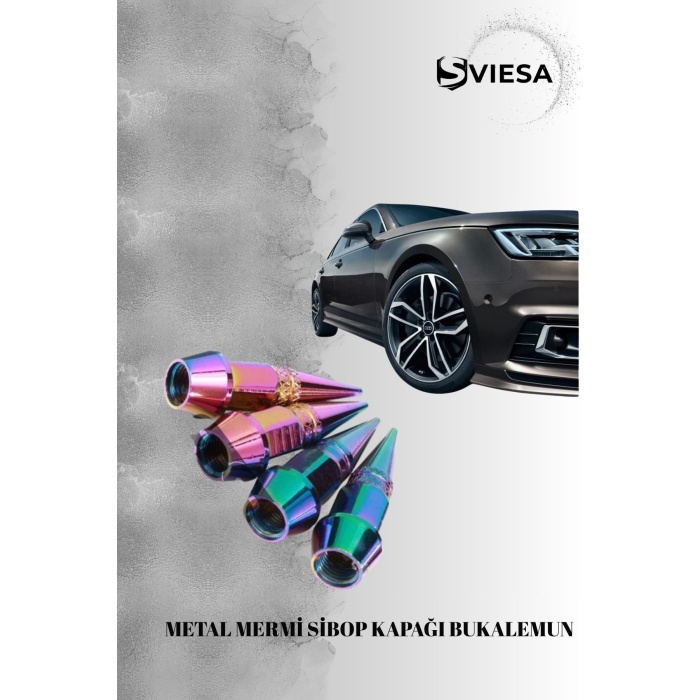 Metal Sivri Sibop Kapağı 4lü