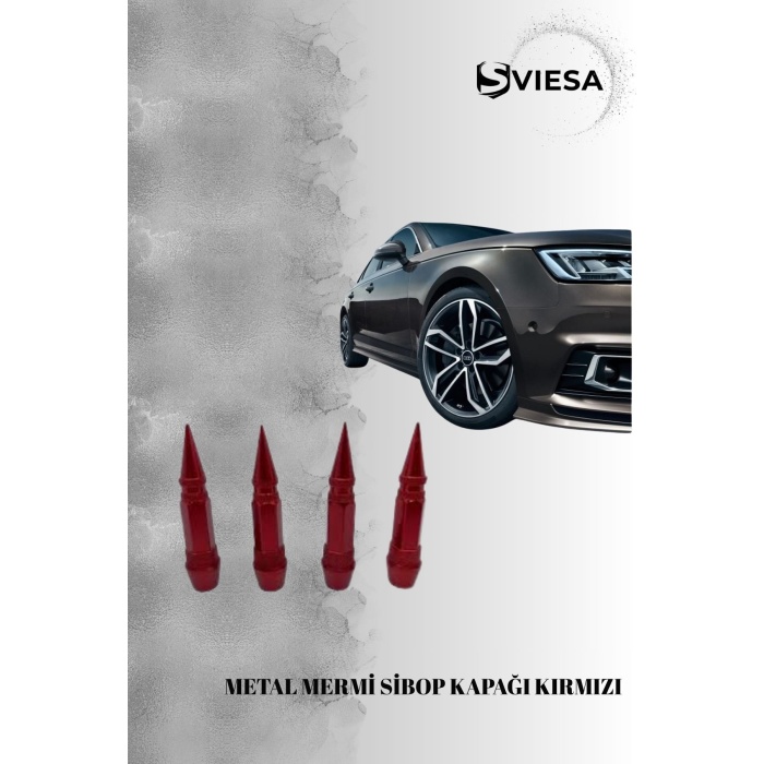 Metal Sivri Sibop Kapağı 4lü Krom