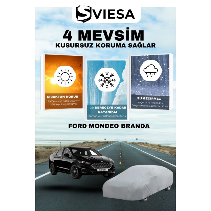 Ford Mondeo Uyumlu Branda Lüx Kalite Oto Brandası,araba Çadırı