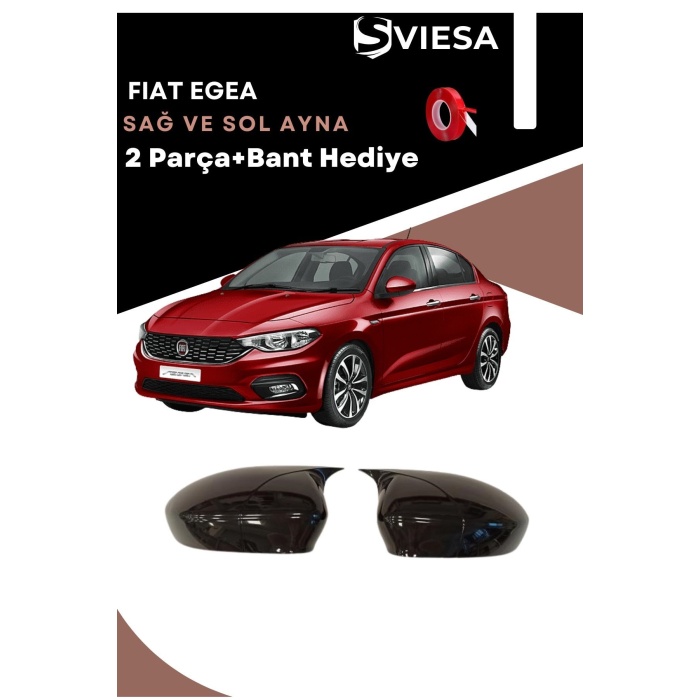 Fiat Egea Uyumlu Batman Yarasa Ayna Kapağı + Cam Rüzgarlığı