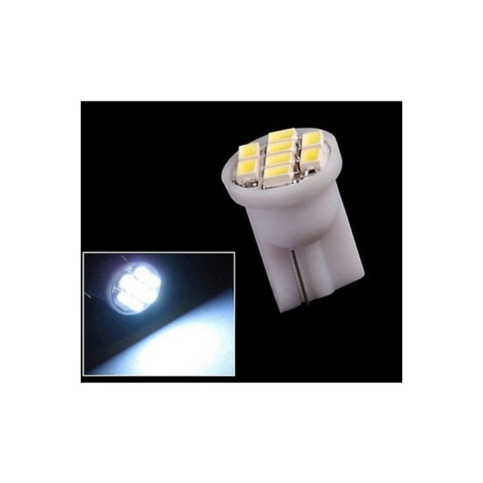 2 Adet T10 Dipsiz W5w 8 Ledli Beyaz Park Tavan Plaka Ampülü