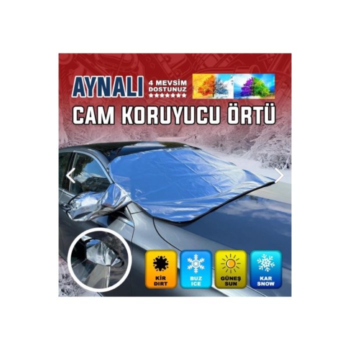 Buzlanmaya Karşı Etkili Aynalı Cam Koruyucu Örtü