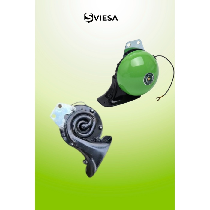 Çat Çat Korna 2 li Set Yeşil 12 Volt Salyangoz Mitsuba Tip Amerikan