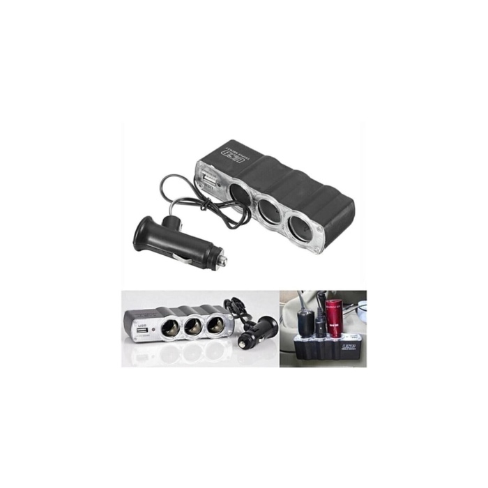 Araba Araç Oto Çakmak Çoklayıcı Çoğaltıcı Soketi Usb Çakmaklık