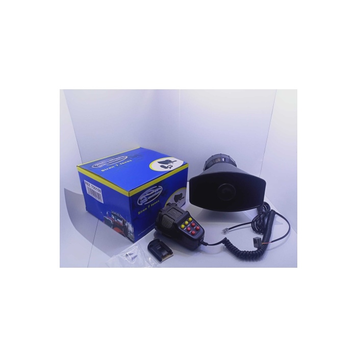 7 Sesli Mikrofonlu Megafon Siren 100 Watt Yuksek Sesli 12 Volt Uyumlu