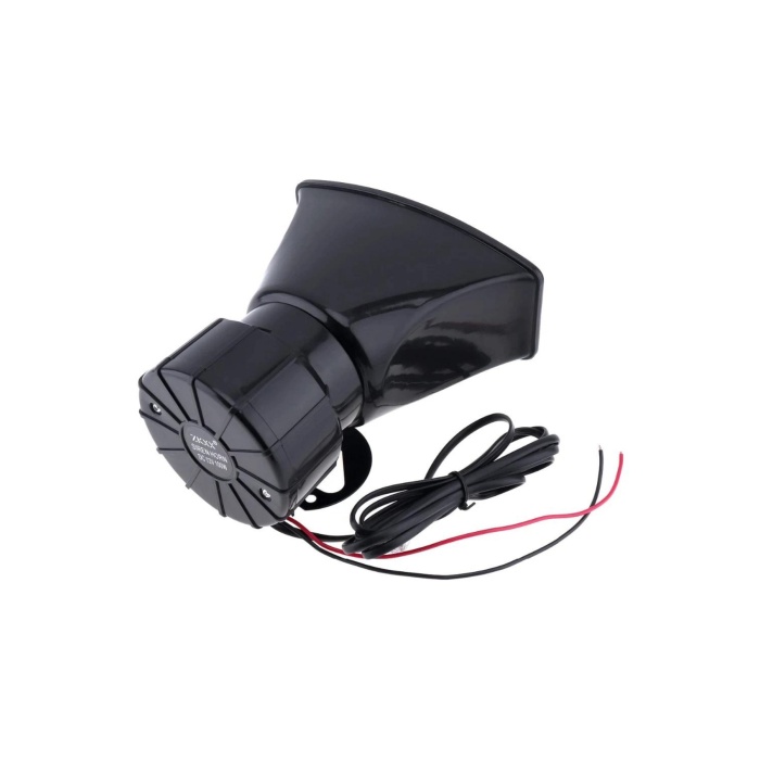 7 Sesli Mikrofonlu Megafon Siren 100 Watt Yuksek Sesli 12 Volt Uyumlu
