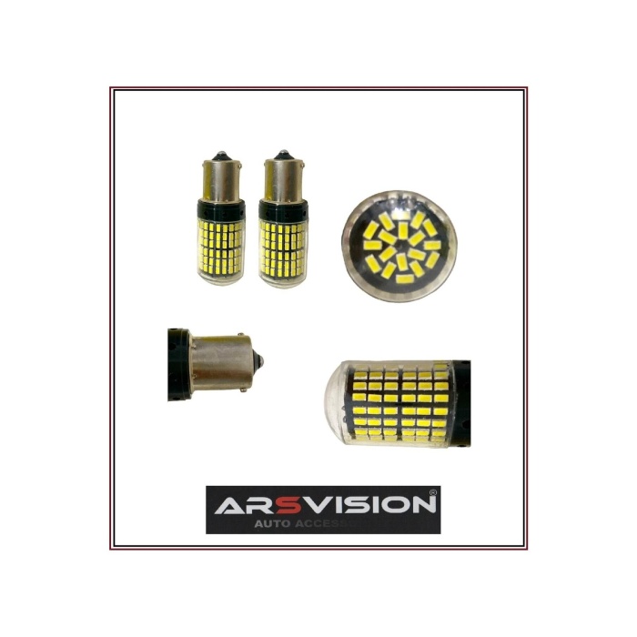 93 Duy Beyaz 144 Led Geri Vites Mercekli Led Ampulü Platınum P21w 12v