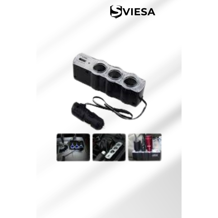 Araba Araç Oto Çakmak Çoklayıcı Çoğaltıcı Soketi Usb Çakmaklık