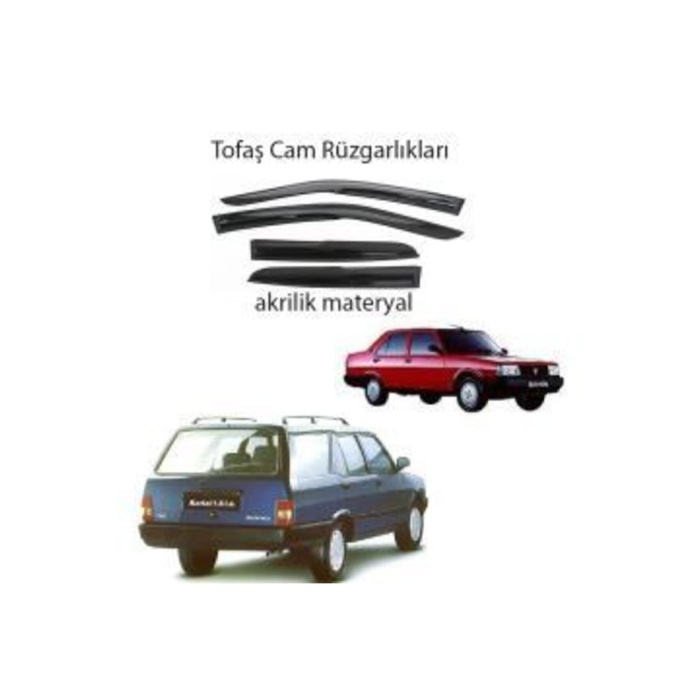 Tofaş 131 Doğan Şahin Kartal Doğan Slx Cam Rüzgarlığı 4 Lü Takım