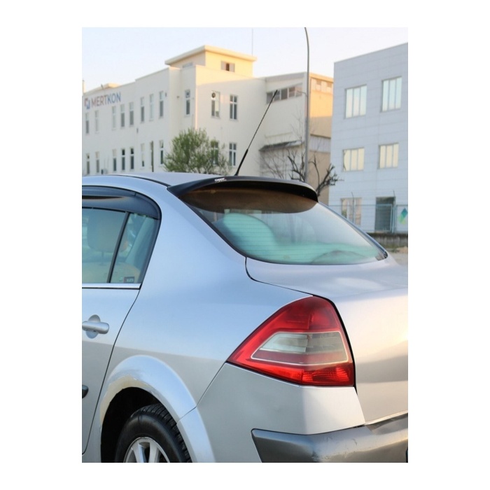 Renault Megane 2 Spoiler Spoyler Arka Cam Üstü Piano Black 2003 2004 2005 2006 2007 2008