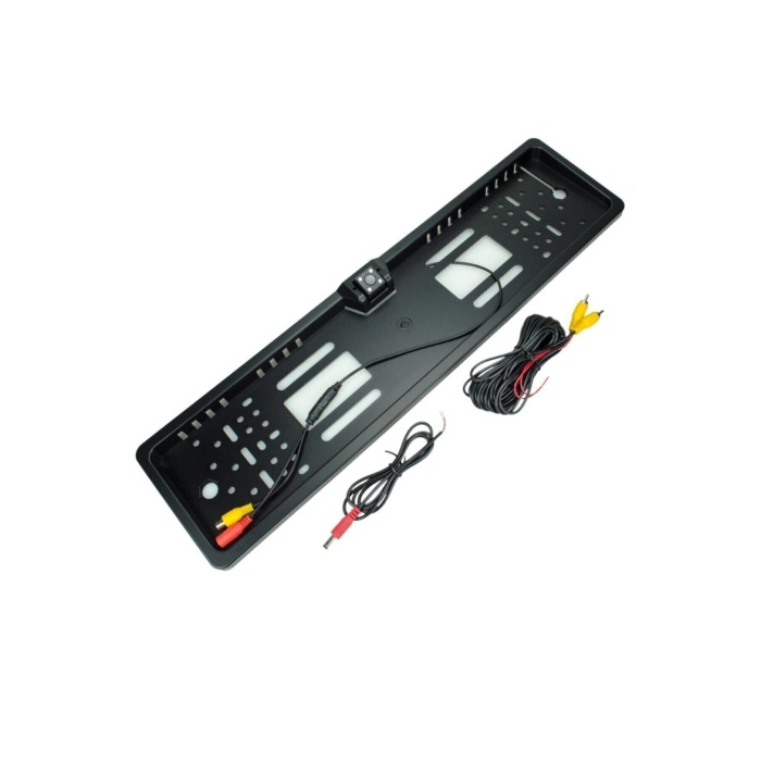 Plakalık Geri Görüş Kamerası Gece Görüş 4 Ledli Klavuz Çizgili 47905 Ens23