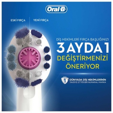 Oral-b Pro 750 Şarj Edilebilir Diş Fırçası 3d White Pembe + Seyahat Kabı Hediyeli