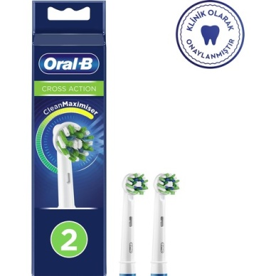 Oral-b Şarjlı Diş Fırçası Yedek Başlığı Cross Action 2li