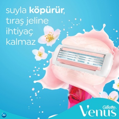 Gillette Venus Comfortglide Spa Breeze Kadın Tıraş Makinesi + 4 Adet Yedek Tıraş Bıçağı
