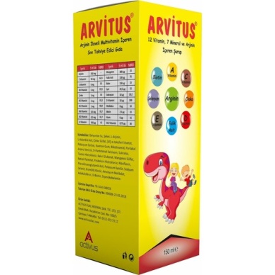 Activus Arvitus 12 Vitamin 7 Mineral Ve Arjinin Içeren Şurup