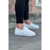 WG061 Beyaz Triko Babet Erkek Casual Ayakkabı