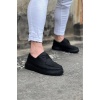 WG508 Kömür Cilt Ortopedik Taban Erkek Casual Ayakkabı