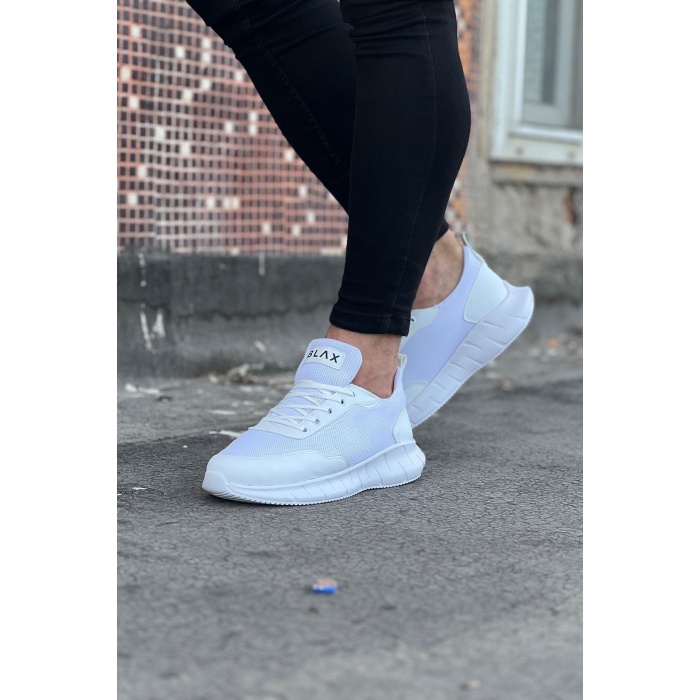 WG063 Beyaz Triko Erkek Spor Ayakkabı