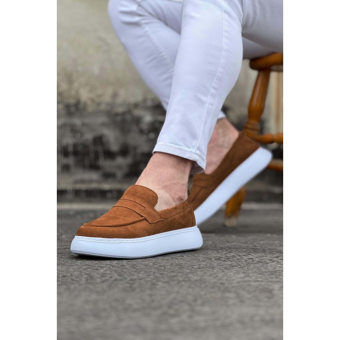 WG161 Taba Süet Erkek Casual Ayakkabı