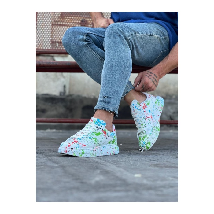 WG501 Yeşil Boyalı Erkek Casual Ayakkabı