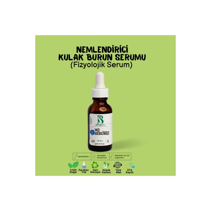Nemlendirici Kulak Burun Serumu – %100 Doğal Formül, 30 ml