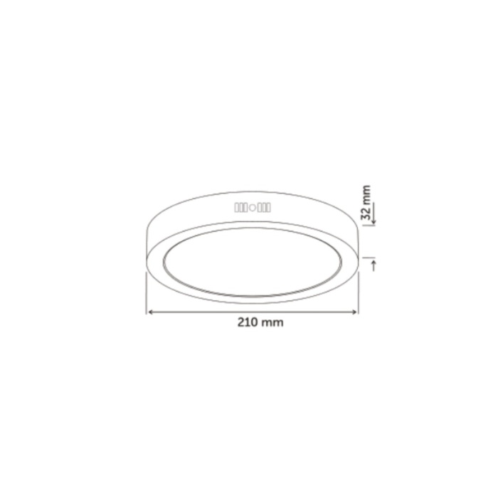 Kare Sıva Üstü Led Panel 18W 1440LM (BEYAZ)