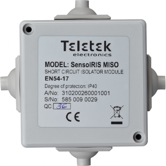 TELETEK SensoIRIS MISO Adresli Sistemler için İzolatör Modülü