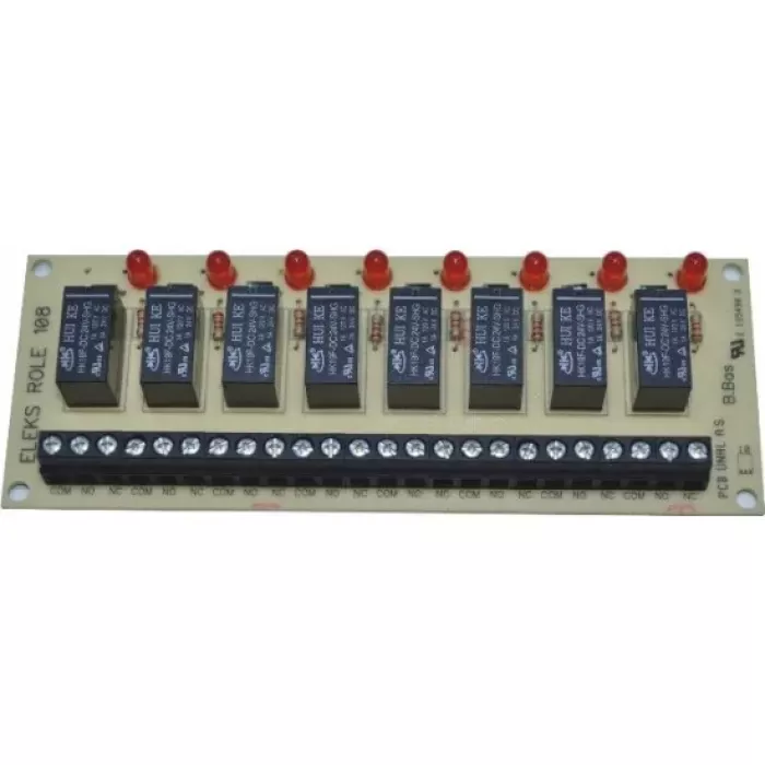 EFIRE Eleks E-P-RL-8: 8’Lİ Panel Röle Kartı