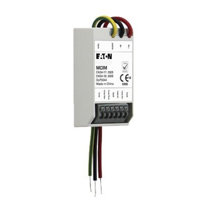 Cooper MCIM Elektronik Adreslenebilir Mini Giriş İzleme Modülü, Dahili Kısa Devre İzolatörü ile
