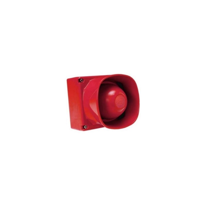 Cooper CAS381WP Elektronik Adreslenebilir Duvar Tipi Elektronik Siren, 100dB, Dahili Kısa Devre İzolatörü, IP66